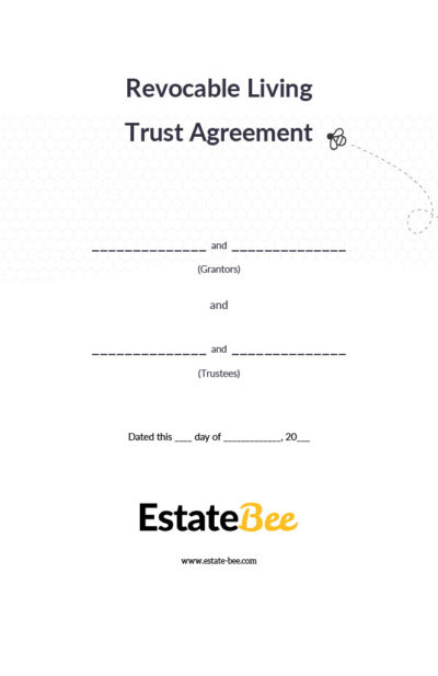 Revocable Living Trust Agreement - Married Couple - Avoid Probate